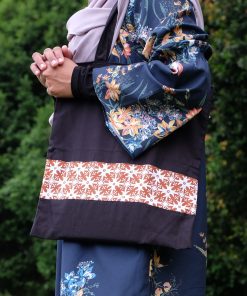 batik bag chocolate