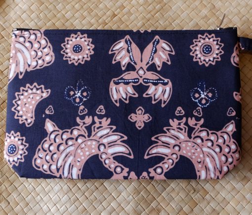 batik pouch khaki