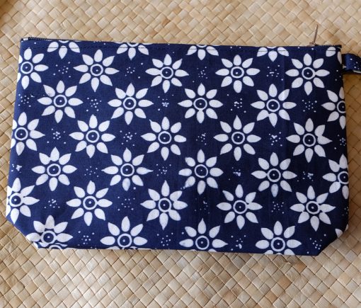 batik pouch floral black