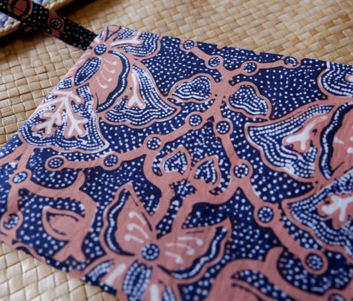 batik pouch khaki