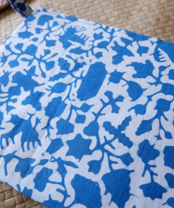 batik flat cornflower blue