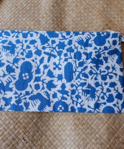 batik flat cornflower blue