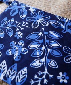 batik flat dark blue