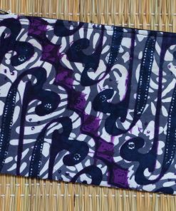 batik flat medium pouch purple