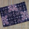 batik flat medium pouch brown