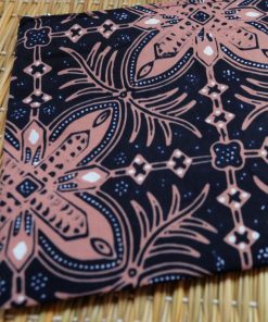 batik flat medium pouch brown