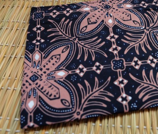 batik flat medium pouch brown